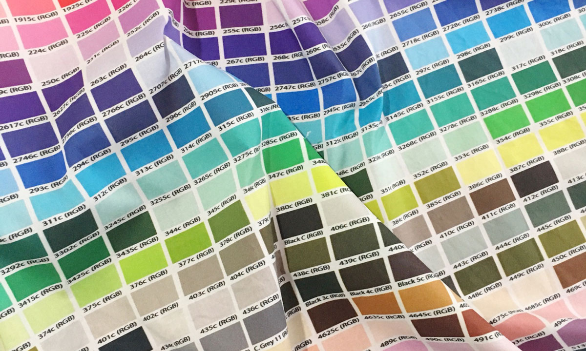 pantone and fabric